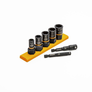 Gearwrench Metric Bolt Biter™ Impact Extraction Socket Set 1/4" & 3/8" Drive 7 Piece - 87911