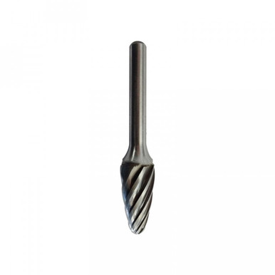 Josco Burr Aluminium Cut Tree Ball Nose Carbide 1/4" Shank 12x25 MM - JB2302