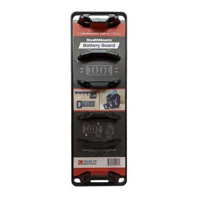 STEALTHMOUNTS Battery Board For Milwaukee M18 - BD-MW18-1
