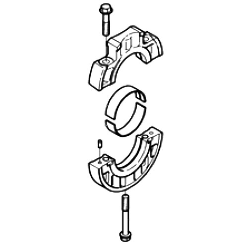 HUSTLER 110156400 BEARING HOLDER ASSEMBLY G.1 HUSTLER MOWERS 110156400