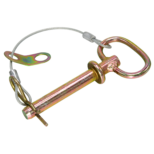 HUSTLER 601471 LYNCH PIN WITH LANYARD HUSTLER MOWERS 601471