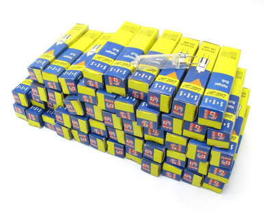 JCD Type GY6.35 Base (2-pin) 120VAC 100W Clear Halogen Bulb (50pc)