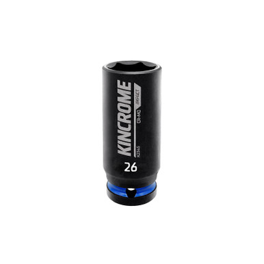 Kincrome Impact Socket Deep 1/2" Drive 26 MM - K2345