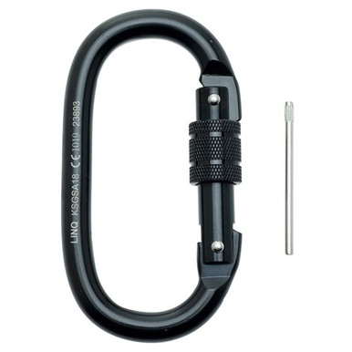 Linq Karabiner Screw Gate Steel Alloy 18Mm - KSGSA18