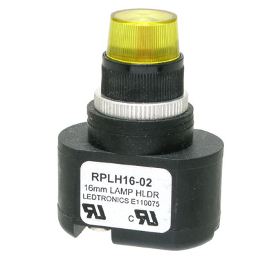 Ledtronics 16mm Indicator Light RPLH16 - Yellow