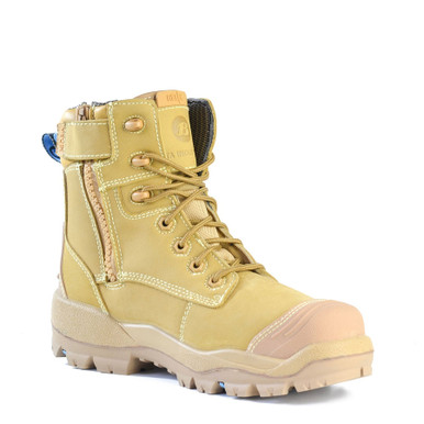 Bata Industrials Safety Boot Longreach Ultra Zip Wheat - 80488015