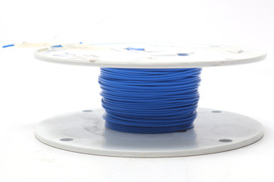 M22759/11-20-6 20AWG Silver Plated PTFE Teflon Jacketed Wire, Blue, 156ft