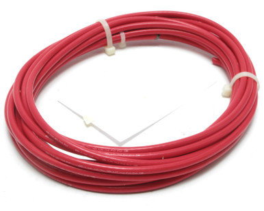 M22759/11-8-2 8AWG Silver Plated, PTFE Teflon Jacketed Wire, Red, 20ft