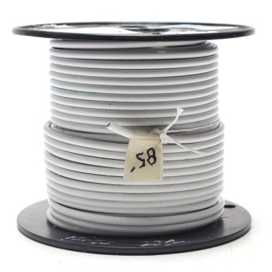 M22759/16-8-9 8AWG ETFE Jacketed Wire, White, 85ft
