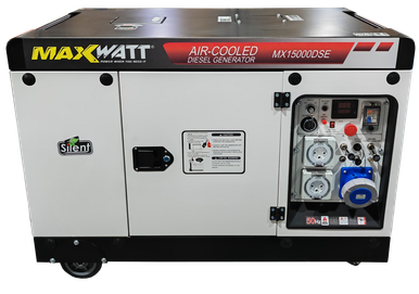 MaxWatt Generator Diesel 15kVA 2 Wire Auto Start - MX15000DSE