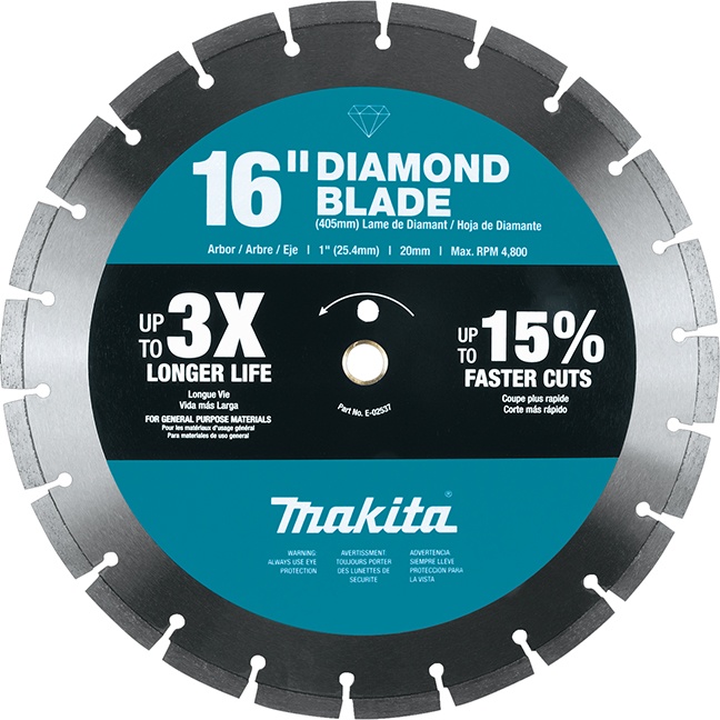 Makita E-02537 16″ Diamond Blade Segmented General Purpose – Medium