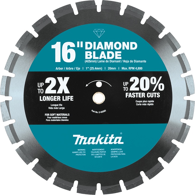 Makita E-02593 16″ Diamond Blade Segmented Soft