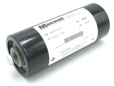 Maxwell Technologies BCAP0010 A08 Boostcap, 2.5VDC, 2600F Supercapacitor