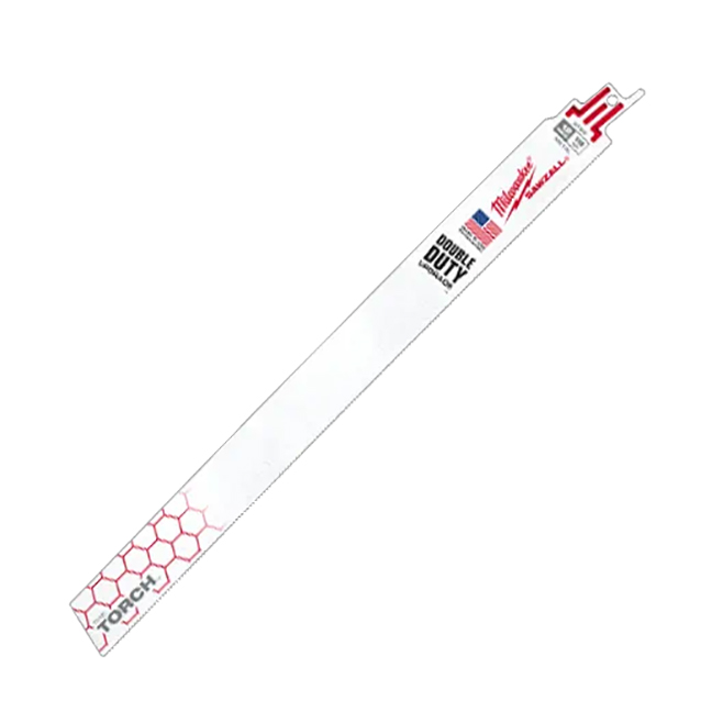 Milwaukee 48-01-7789 TORCH 12″ 18TPI Bi-Metal SAWZALL Blade for Metal Cutting 100-Pack