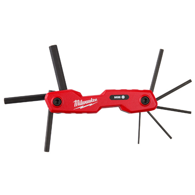 Milwaukee 48-22-2182 8-Key Metric Folding Hey Key Set