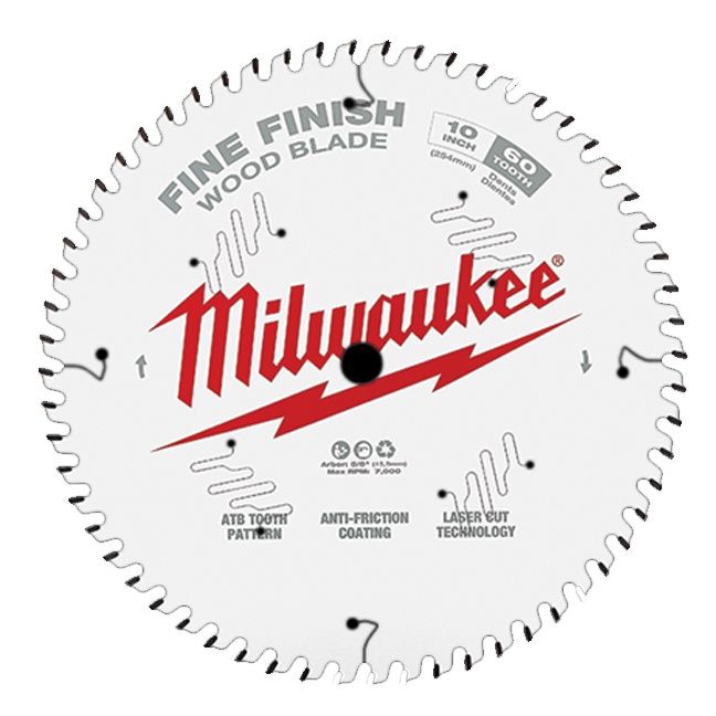 Milwaukee 48-40-1028 10″ 60T Fine Finish Circular Saw Blade