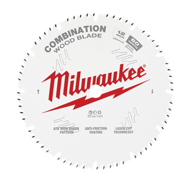 Milwaukee 48-40-1222 12″ 60T Combination Circular Saw Blade