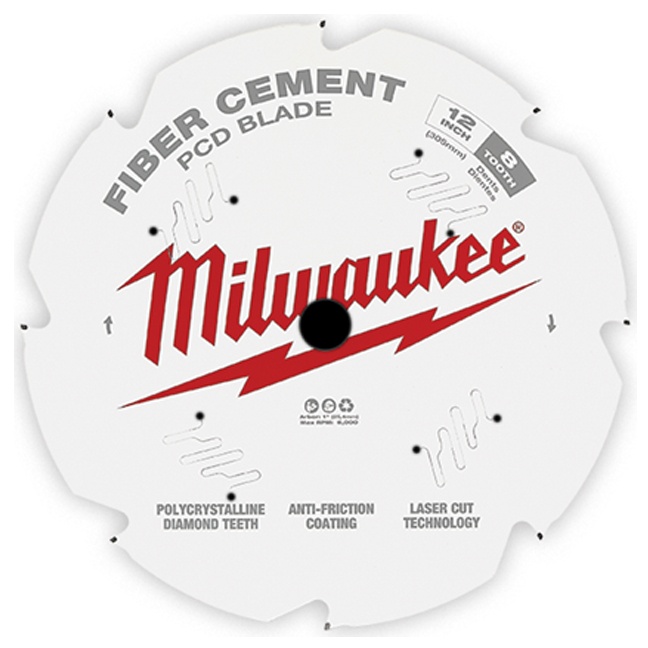 Milwaukee 48-40-7020 12″ PCD/Fiber Cement Circular Saw Blade
