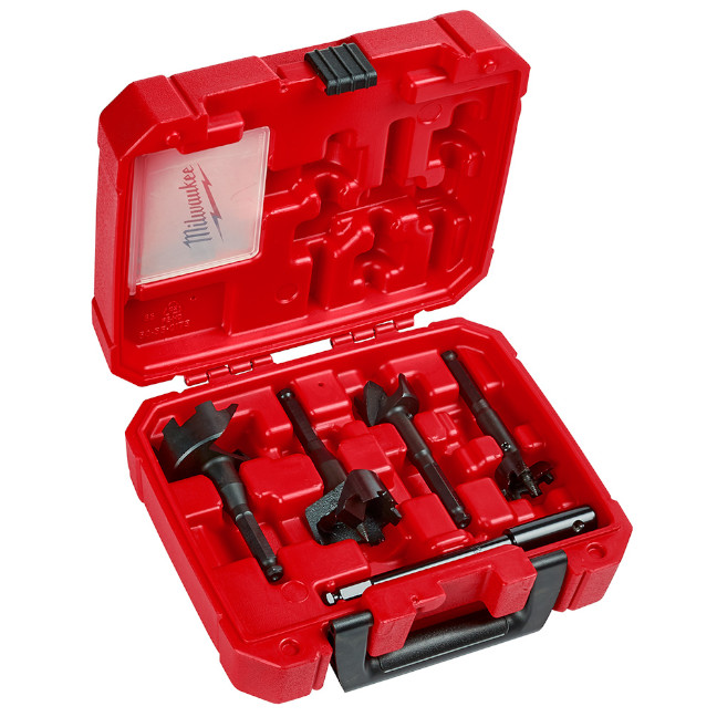 Milwaukee 49-22-0135 Contractor’s Selfeed Bit Kit 4-Piece