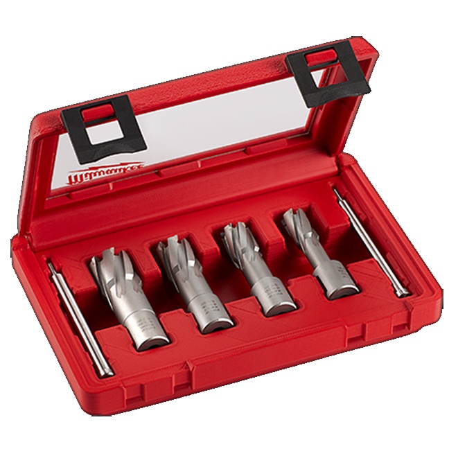 Milwaukee 49-22-8430 1-3/8″ TCT Annular Cutter Kit 4-Piece