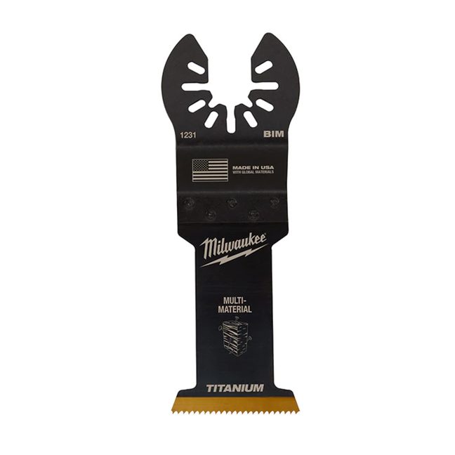 Milwaukee 49-25-1239 1-3/8″ Open-Lok Titanium Enhanced Bi-Metal Multi-Material Blade 10pk