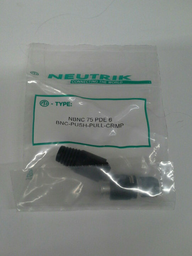 Neutrik NBNC75 PDE6 BNC cable connector, Lot of 10 Pieces