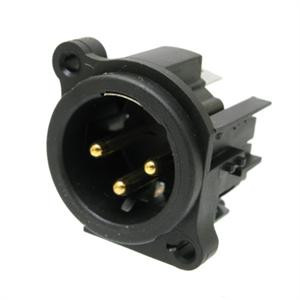 Neutrik PC-Mount 3 Pin XLR Connector - Male