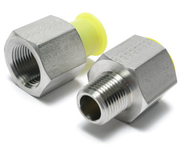 Niagara PN8 3/4" X 1/2" Reducer Pipe Fitting Adapter, Stainless Steel, 2-pack