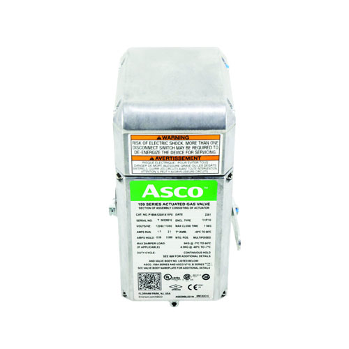 ASCO P159A120X1X11F0 120V 26-Second Damper Actuator with Damper Arm