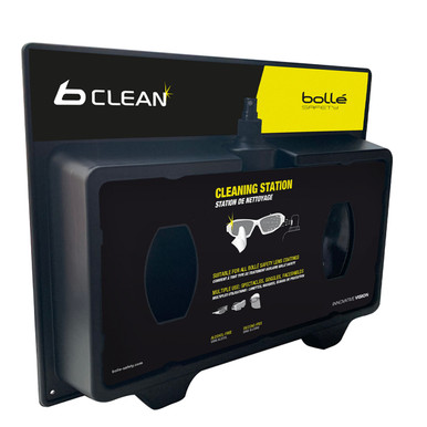 BOLLÉ SAFETY B-Clean B600 Plastic cleaning station with 500ml lens cleaner (spray) + 2x200 tissues - PACD500