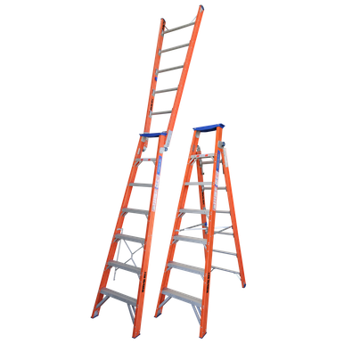INDALEX FG Pro Dual Purpose Ladder 2.1M-3.8M - PRODPF7