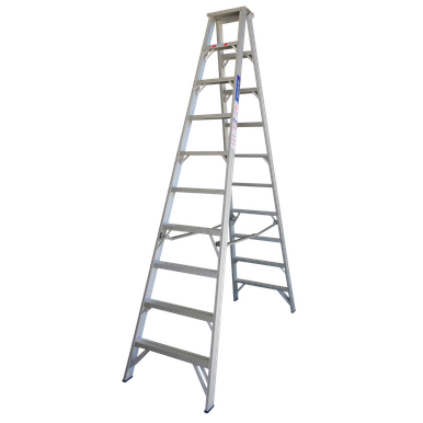 INDALEX AL 180KG Pro Double Sided Step Ladder 3.0M - PROS10D