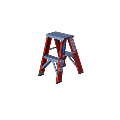 INDALEX FG 180KG Pro Double Sided Step Ladder 0.6M - PROSF2D