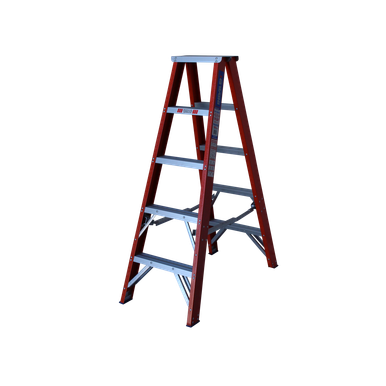 INDALEX FG 180KG Pro Double Sided Step Ladder 1.5M - PROSF5D