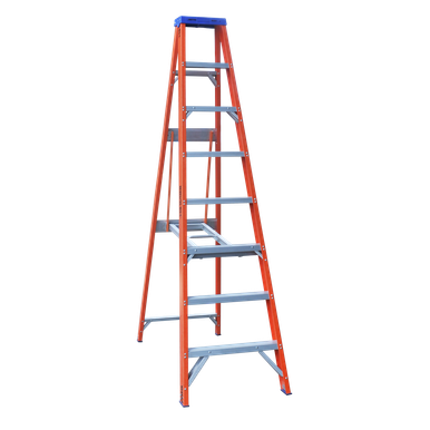 INDALEX FG 180KG Pro Single Sided Step Ladder 2.4M - PROSF8