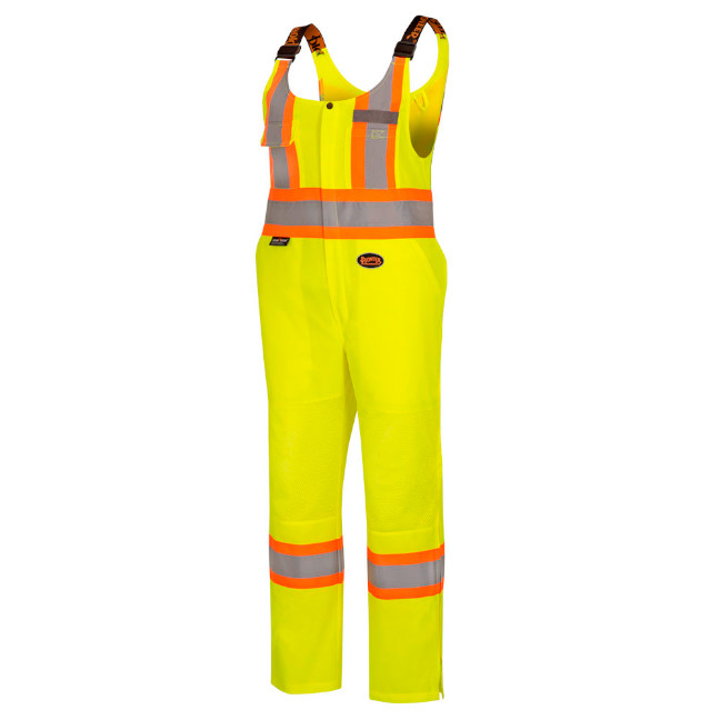 Pioneer 6000W V1071460 Women’s Hi-Viz Mesh Traffic Safety Overall-Yellow/Green