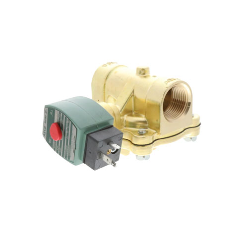 ASCO SC8210G4-24V 2-Way N.C. Solenoid Valve, 1″ NPT, 24VAC, 13 Cv, Brass/NBR