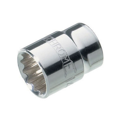 Sidchrome Socket Metric 12 Point - 18mm - 1/2" Drive - 14235