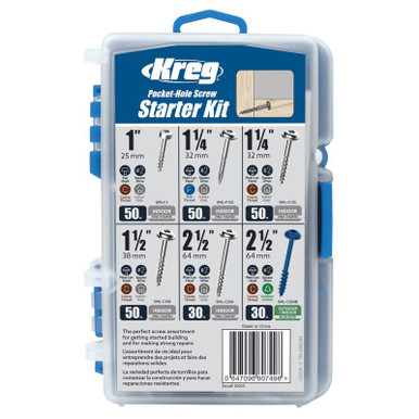 Kreg Pocket Hole Screw Starter Kit - KR-SK04