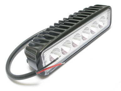Six Inch Long LED Light Bar, 18 Watt