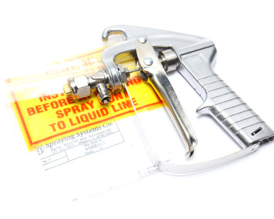 Spraying Systems AA23L-45885 Nickel Plated Steel GunJet Spray Gun