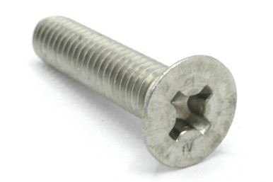 Stainless Steel Screw, 5/16-18 x 1-1/2" Phillips Countersunk Flat Head, 25pcs