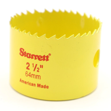 Starrett Bi-Metal Fast Cut Hole Saw, 2-1/2"