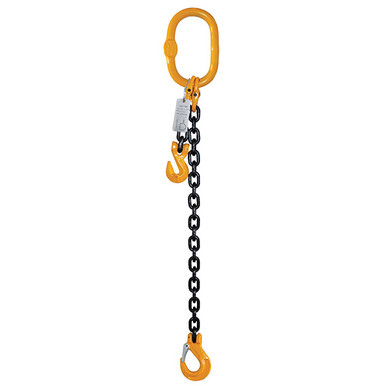 ITM 1 Leg Chain Sling 13MM Chain 2M Length With Clevis Sling Hook & Shortening Grab Hook - TM9801-13020