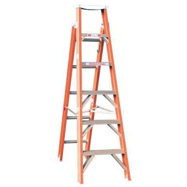 INDALEX FG 150KG Dual Purpose Step Ladder 1.8-3.2M - TRDDPF6
