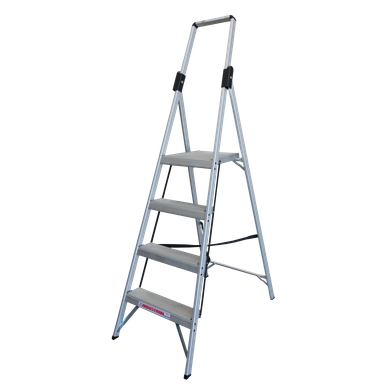 INDALEX AL 120KG Slimline Platform Ladder 1.2M - TRDP7/4