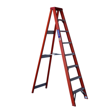 INDALEX FG 135KG Single Sided Step Ladder 2.4M - TRDSF8