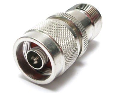 Type SC Female to Type N Male Inline Coaxial Adapter