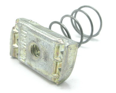 Unistrut P1006-1420-EG Channel Nut with Spring, Electrogalvanzied, 1/4", 100pk