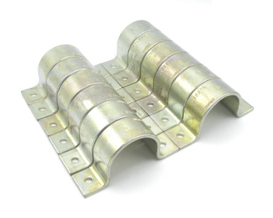 Unistrut P255825 Zinc Plated 2-Hole, 2-1/2" Conduit Strap, 12pc